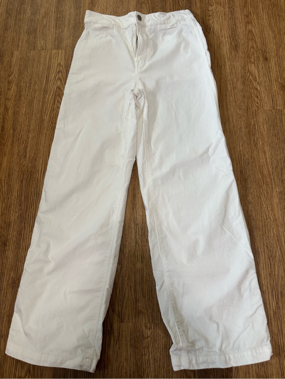 Women’s madewell white corduroy pants